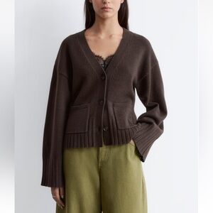 Women's & Other Stories Tapered Knit Cardigan